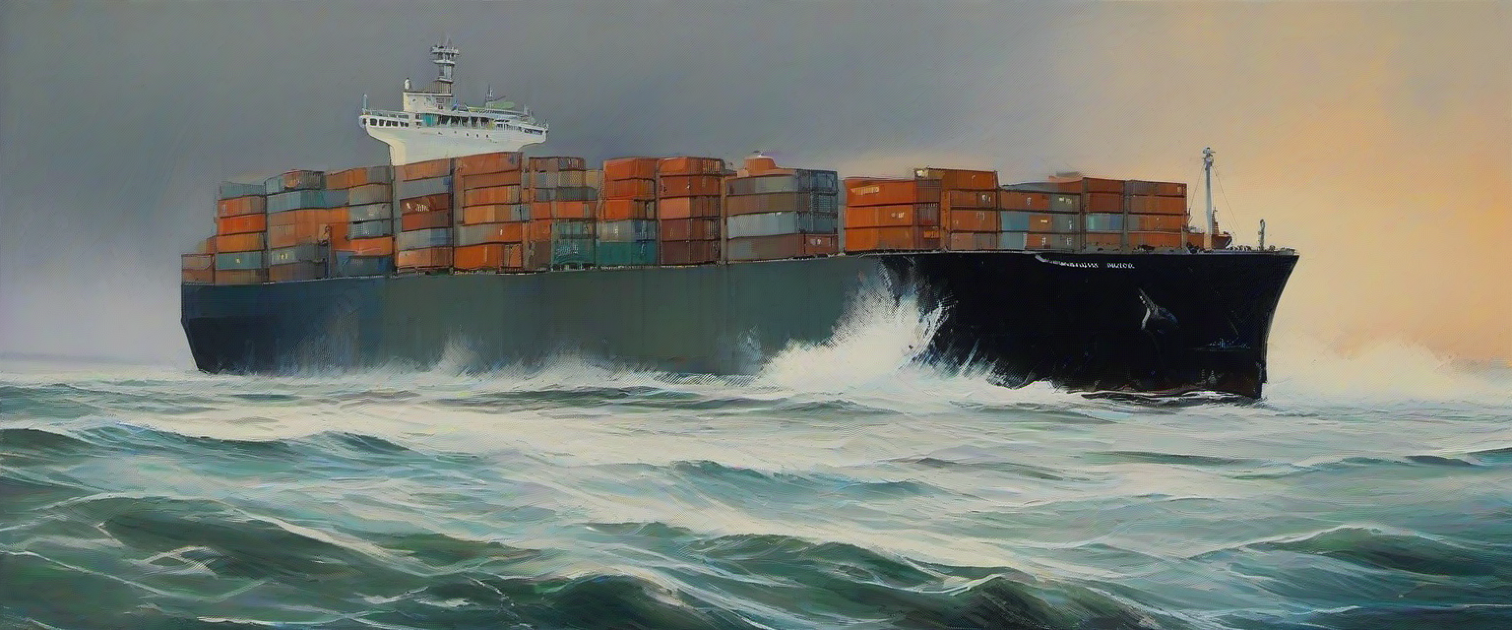 Vigdís — LiffyBot at a Docker console, Mead-style server room