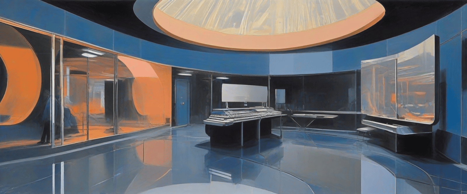 Vigdís — LFE, retro-futurist digital painting